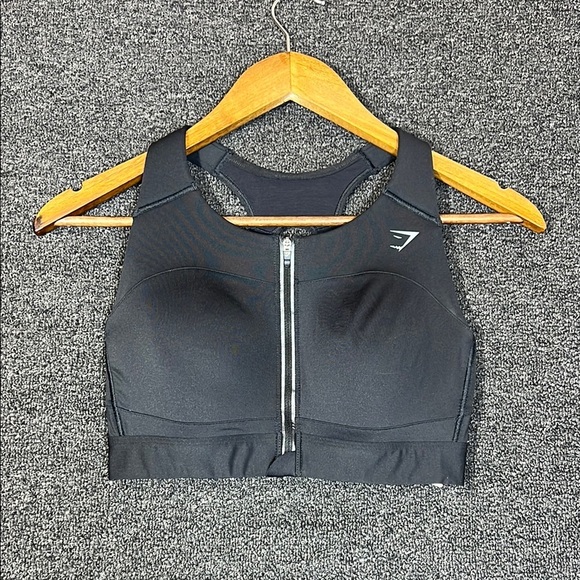 Gymshark Other - Gymshark Medium Support Front Zip Speed Sports Bra , Women’s Small